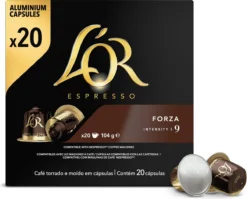 L'OR Espresso Forza Koffiecups - Intensiteit 9/12 - 10 X 20 Capsules 16 L'OR Espresso Forza Koffiecups - Intensiteit 9/12 - 10 X 20 Capsules -Koffie Korting Winkel 1200x968