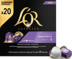 L'OR Lungo Profondo Koffiecups - Intensiteit 8/12 - 10 X 20 Capsules 14 L'OR Lungo Profondo Koffiecups - Intensiteit 8/12 - 10 X 20 Capsules -Koffie Korting Winkel 1200x975 2