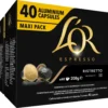 L'OR Espresso Ristretto Koffiecups - Intensiteit 11/12 - 4 X 40 Capsules