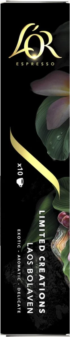 L'OR Espresso Limited Creations Laos Bolaven Koffiecups - Intensiteit 7/12 - 10 X 10 Capsules 8 L'OR Espresso Limited Creations Laos Bolaven Koffiecups - Intensiteit 7/12 - 10 X 10 Capsules -Koffie Korting Winkel 252x1200 3