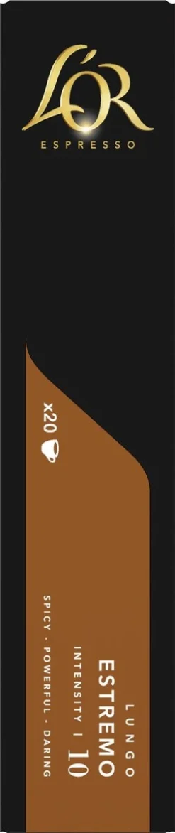 L'OR Lungo Estremo (10) - 10 X 20 Koffiecups 17 L'OR Lungo Estremo (10) - 10 X 20 Koffiecups -Koffie Korting Winkel 253x1200 5