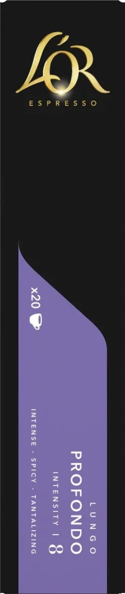 L'OR Lungo Profondo Koffiecups - Intensiteit 8/12 - 10 X 20 Capsules 18 L'OR Lungo Profondo Koffiecups - Intensiteit 8/12 - 10 X 20 Capsules -Koffie Korting Winkel 253x1200 6