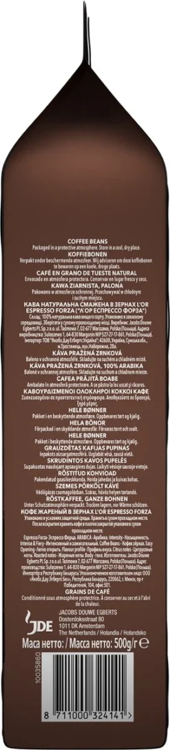 L'OR Espresso Forza Koffiebonen (9) - 4 X 500 Gram 11 L'OR Espresso Forza Koffiebonen (9) - 4 X 500 Gram -Koffie Korting Winkel 273x1200 1