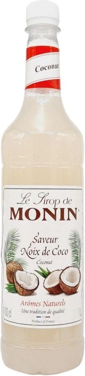 Monin Cocos Koffiesiroop XL Fles 1 Liter Kokos Siropen 1 Monin Cocos Koffiesiroop XL Fles 1 Liter Kokos Siropen