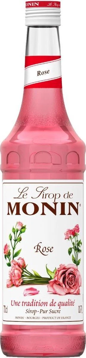 Monin Koffiesiroop Rose - 70 Cl 1 Monin Koffiesiroop Rose - 70 Cl