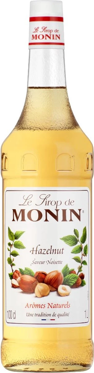 Monin Siroop Hazelnoot - Koffiesiroop - 1 Liter 1 Monin Siroop Hazelnoot - Koffiesiroop - 1 Liter