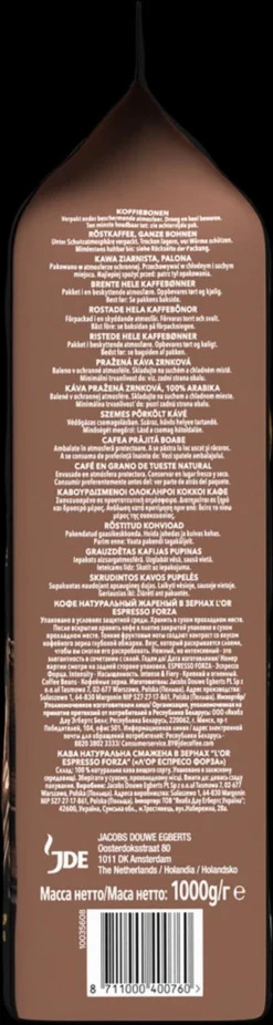 L'OR Forza Koffiebonen (9) - 4x 1000 Gram 7 L'OR Forza Koffiebonen (9) - 4x 1000 Gram -Koffie Korting Winkel 320x1200