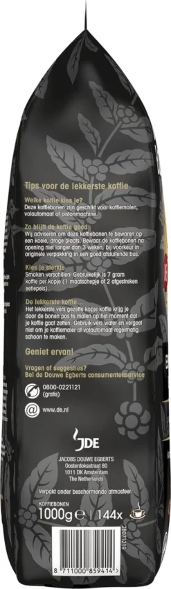 Douwe Egberts Espresso Koffiebonen - 4 X 1000 Gram - Extra Grote Verpakking 13 Douwe Egberts Espresso Koffiebonen - 4 X 1000 Gram - Extra Grote Verpakking -Koffie Korting Winkel 350x1200 1