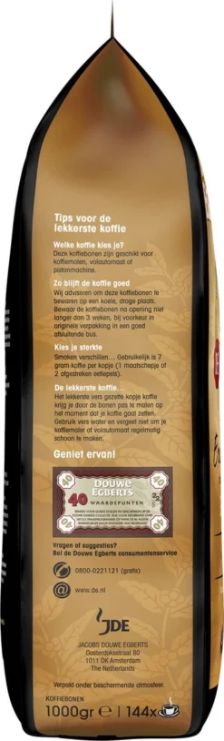 Douwe Egberts Excellent Gold Koffiebonen - 5/9 Intensiteit - 4 X 1kg 9 Douwe Egberts Excellent Gold Koffiebonen - 5/9 Intensiteit - 4 X 1kg -Koffie Korting Winkel 364x1200 7
