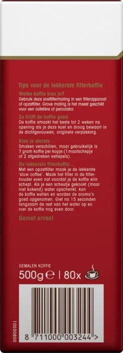 Douwe Egberts Aroma Rood Filterkoffie - 6 X 500 Gram 11 Douwe Egberts Aroma Rood Filterkoffie - 6 X 500 Gram -Koffie Korting Winkel 420x1200 4
