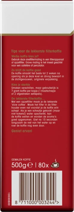 Douwe Egberts Aroma Rood Filterkoffie - Dubbelpak 6 X 1000 Gram 11 Douwe Egberts Aroma Rood Filterkoffie - Dubbelpak 6 X 1000 Gram -Koffie Korting Winkel 423x1200