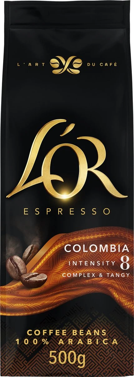 L'OR Espresso Origins Colombia Koffiebonen (8) - 4 X 500 Gram 7 L'OR Espresso Origins Colombia Koffiebonen (8) - 4 X 500 Gram - Afbeelding 7