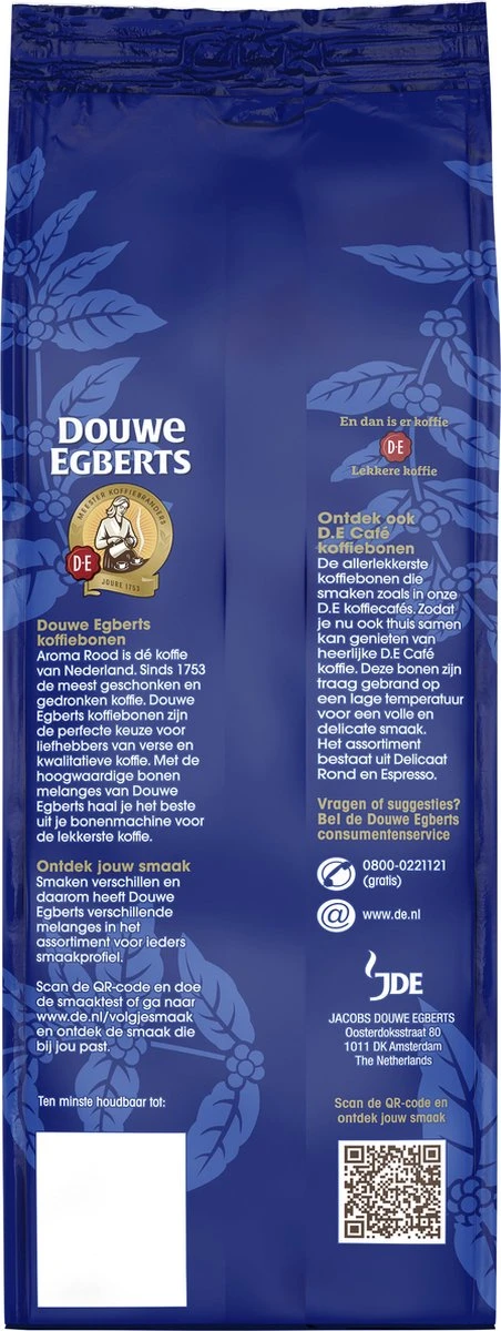 Douwe Egberts Décafé Koffiebonen - 4 X 500 Gram 3 Douwe Egberts Décafé Koffiebonen - 4 X 500 Gram - Afbeelding 3