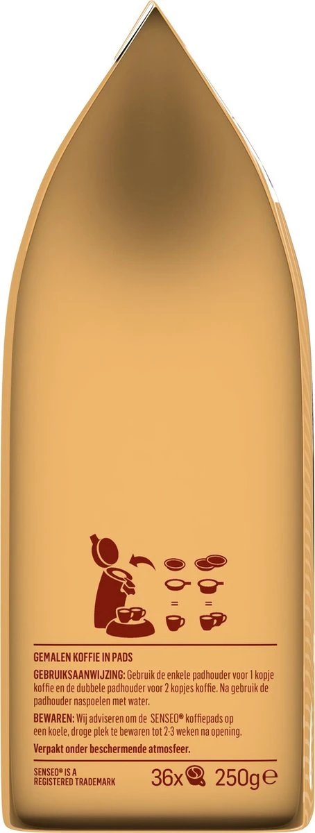 Senseo Gold Koffiepads - 5/9 Intensiteit - 10 X 36 Pads 3 Senseo Gold Koffiepads - 5/9 Intensiteit - 10 X 36 Pads - Afbeelding 3
