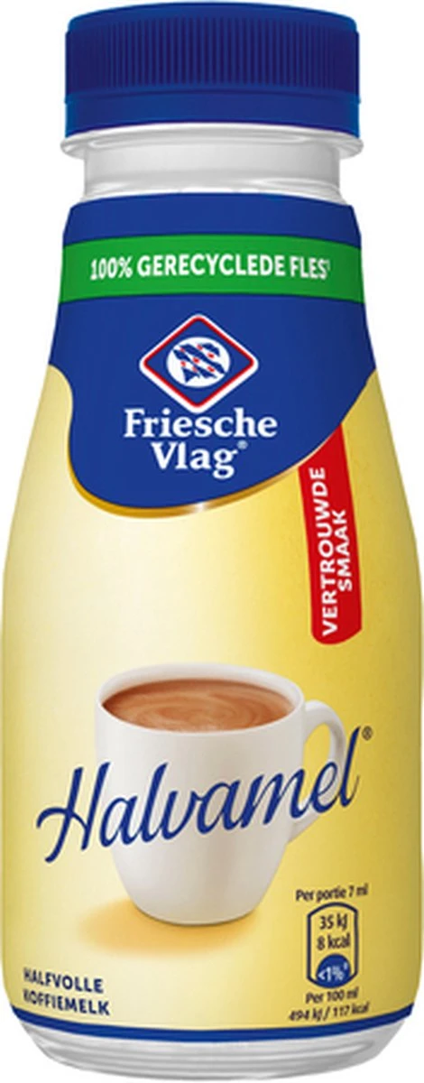 Friesche Vlag | Halvamel | Pet Flesje | 12x 140ml 1 Friesche Vlag | Halvamel | Pet Flesje | 12x 140ml