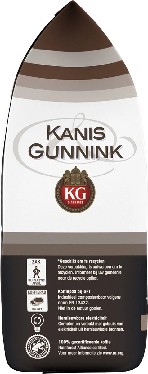 Kanis & Gunnink Dark Roast Koffiepads - 10 X 36 Pads 4 Kanis & Gunnink Dark Roast Koffiepads - 10 X 36 Pads - Afbeelding 4