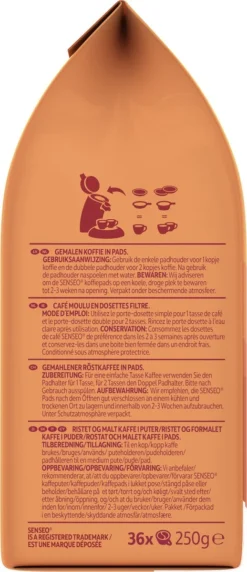 Senseo Gold Intense Koffiepads - 7/9 Intensiteit - 4 X 36 Pads 11 Senseo Gold Intense Koffiepads - 7/9 Intensiteit - 4 X 36 Pads -Koffie Korting Winkel 518x1200