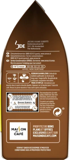 Senseo Cappuccino Koffiepads - 2/9 Intensiteit - 4 X 16 Pads - Voordeelverpakking 11 Senseo Cappuccino Koffiepads - 2/9 Intensiteit - 4 X 16 Pads - Voordeelverpakking -Koffie Korting Winkel 527x1200 1