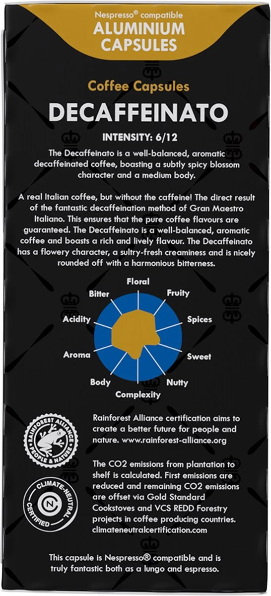 Gran Maestro Italiano - Koffiecups - Nespresso Compatibel Proefpakket - Espresso, Lungo En Meer - 10 X 20 Cups 7 Gran Maestro Italiano - Koffiecups - Nespresso Compatibel Proefpakket - Espresso, Lungo En Meer - 10 X 20 Cups - Afbeelding 7