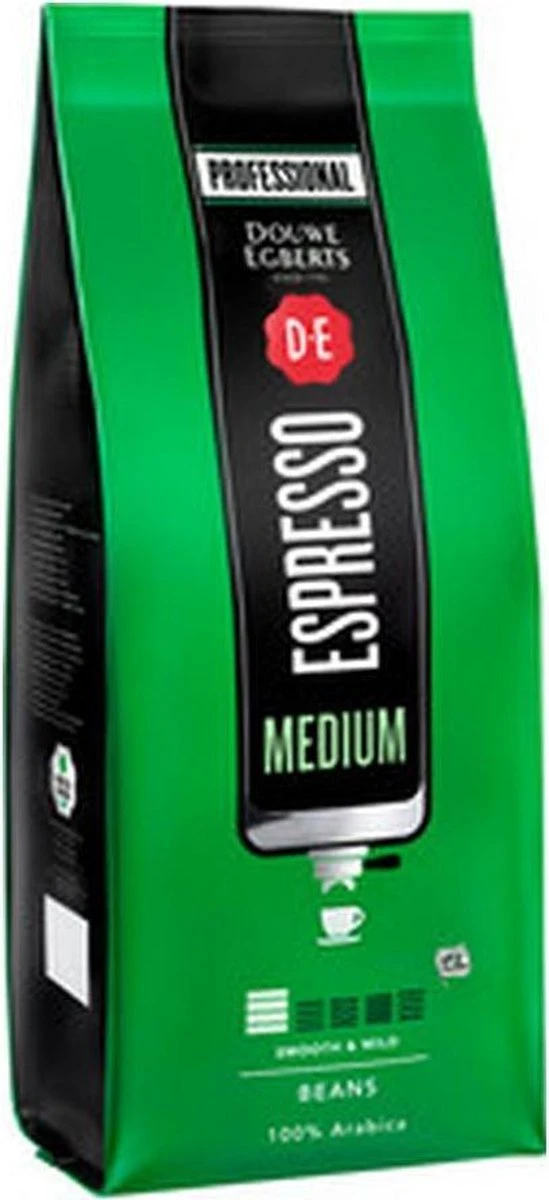 Douwe Egberts | Koffiebonen Espresso Bonen | Medium Roast | 6 X 1KG 2 Douwe Egberts | Koffiebonen Espresso Bonen | Medium Roast | 6 X 1KG - Afbeelding 2