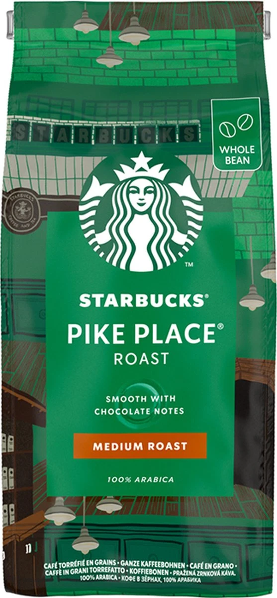 Starbucks® Pike Place® - Koffiebonen - 200 Gram 1 Starbucks® Pike Place® - Koffiebonen - 200 Gram