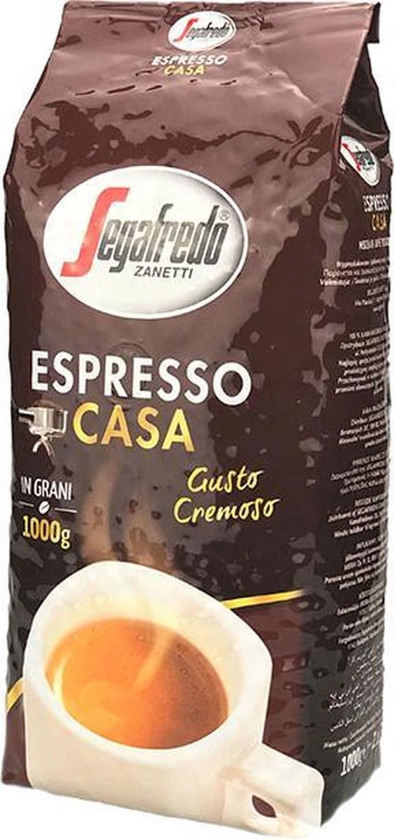 Segafredo Espresso Casa Koffiebonen - 8 X 1 Kg 2 Segafredo Espresso Casa Koffiebonen - 8 X 1 Kg - Afbeelding 2