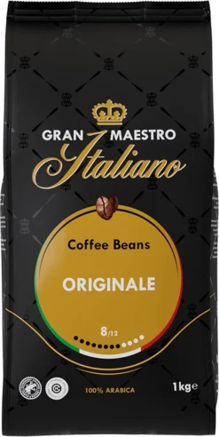 Gran Maestro Italiano - Orginale - Koffiebonen - Bonen Voor Espresso En Lungo - Arabica – 4 X 1kg 7 Gran Maestro Italiano - Orginale - Koffiebonen - Bonen Voor Espresso En Lungo - Arabica – 4 X 1kg -Koffie Korting Winkel 602x1200 2