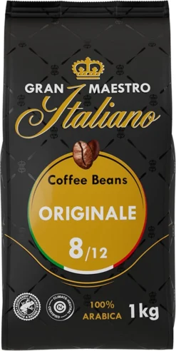 Gran Maestro Italiano - Orginale - Koffiebonen - Bonen Voor Espresso En Lungo - Arabica – 4 X 1kg 8 Gran Maestro Italiano - Orginale - Koffiebonen - Bonen Voor Espresso En Lungo - Arabica – 4 X 1kg -Koffie Korting Winkel 602x1200 3