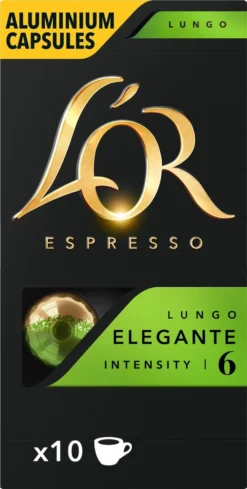 L'OR Lungo Elegante Koffiecups - Intensiteit 6/12 - 10 X 10 Capsules 19 L'OR Lungo Elegante Koffiecups - Intensiteit 6/12 - 10 X 10 Capsules -Koffie Korting Winkel 606x1200 1