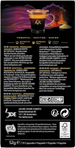 L'OR Espresso Origins India (10) - 10 X 10 Koffiecups 8 L'OR Espresso Origins India (10) - 10 X 10 Koffiecups -Koffie Korting Winkel 610x1200