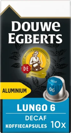 Douwe Egberts Lungo Decaf Koffiecups - Intensiteit 6/12 - 10 X 10 Capsules 18 Douwe Egberts Lungo Decaf Koffiecups - Intensiteit 6/12 - 10 X 10 Capsules -Koffie Korting Winkel 643x1200 1