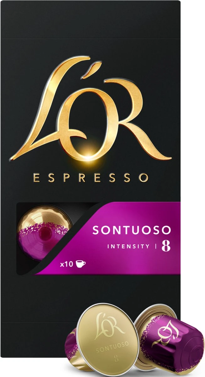 L'OR Espresso Koffiecups Variatiepakket - 8 X 10 Capsules 8 L'OR Espresso Koffiecups Variatiepakket - 8 X 10 Capsules - Afbeelding 8