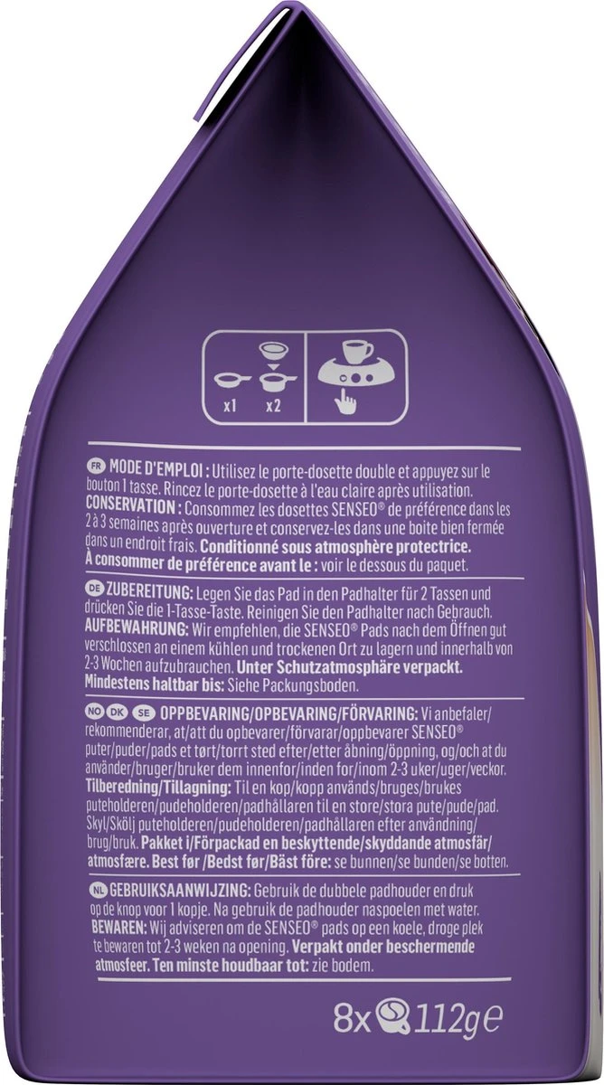 Senseo Milka Pads - 4 X 8 Pads - Warme Chocolademelk 4 Senseo Milka Pads - 4 X 8 Pads - Warme Chocolademelk - Afbeelding 4