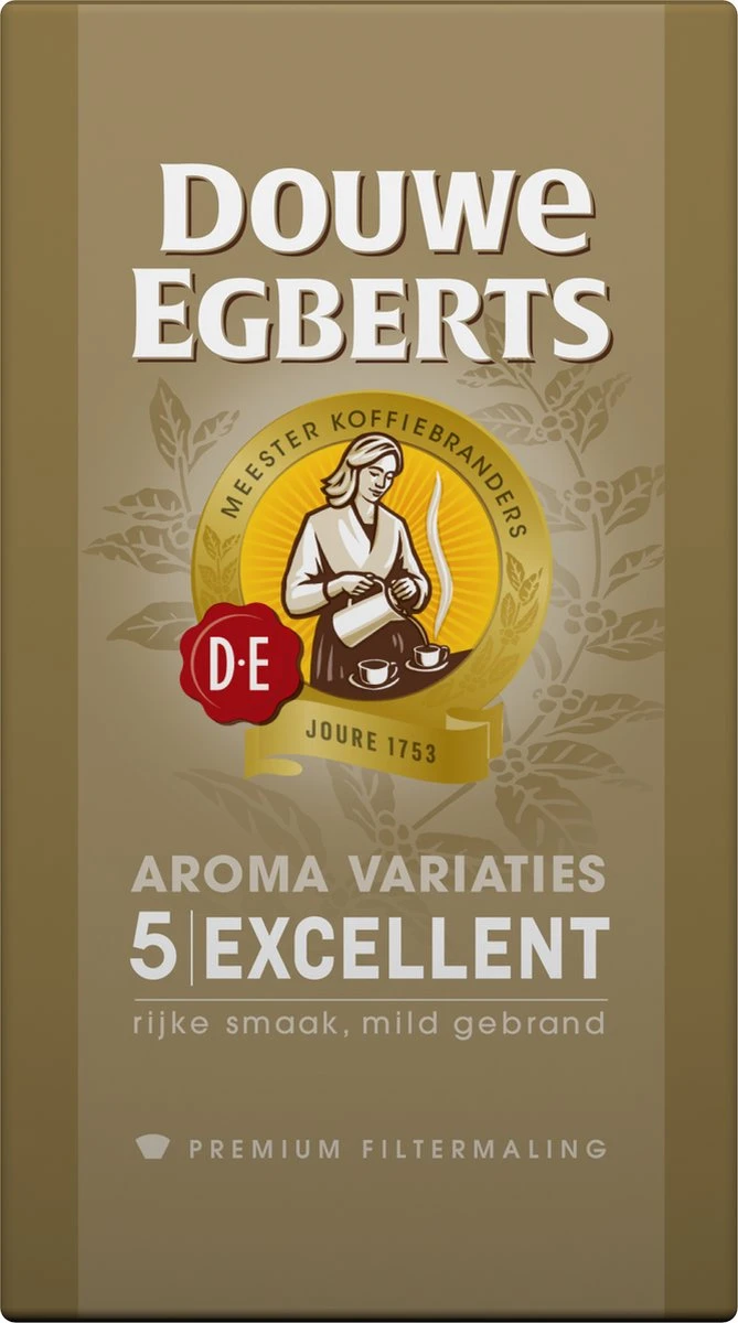 Douwe Egberts Excellent Filterkoffie - 6 X 500 Gram 9 Douwe Egberts Excellent Filterkoffie - 6 X 500 Gram - Afbeelding 9