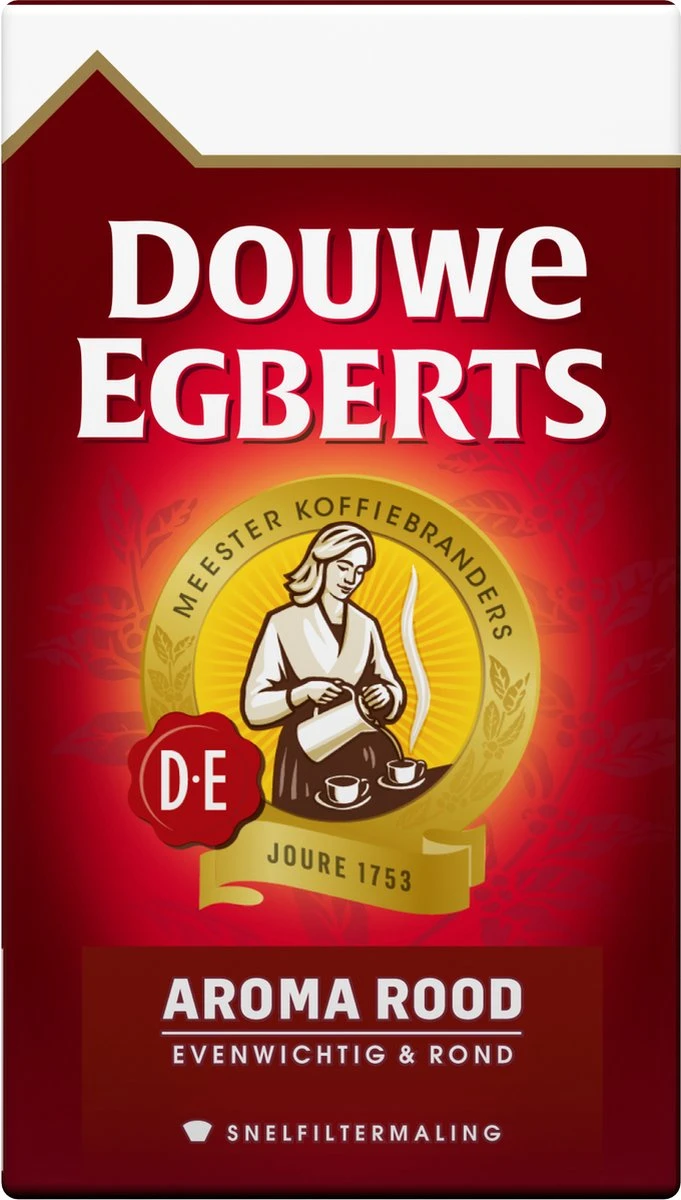 Douwe Egberts Aroma Rood Filterkoffie - 24 X 250 Gram 8 Douwe Egberts Aroma Rood Filterkoffie - 24 X 250 Gram - Afbeelding 8