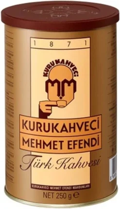 Turkse Koffie Kurukahveci Mehmet Efendi 250 Gr. - Gemalen Koffie - Turkish Coffee - Türk Kahvesi - Turk Kahvesi - Coffee