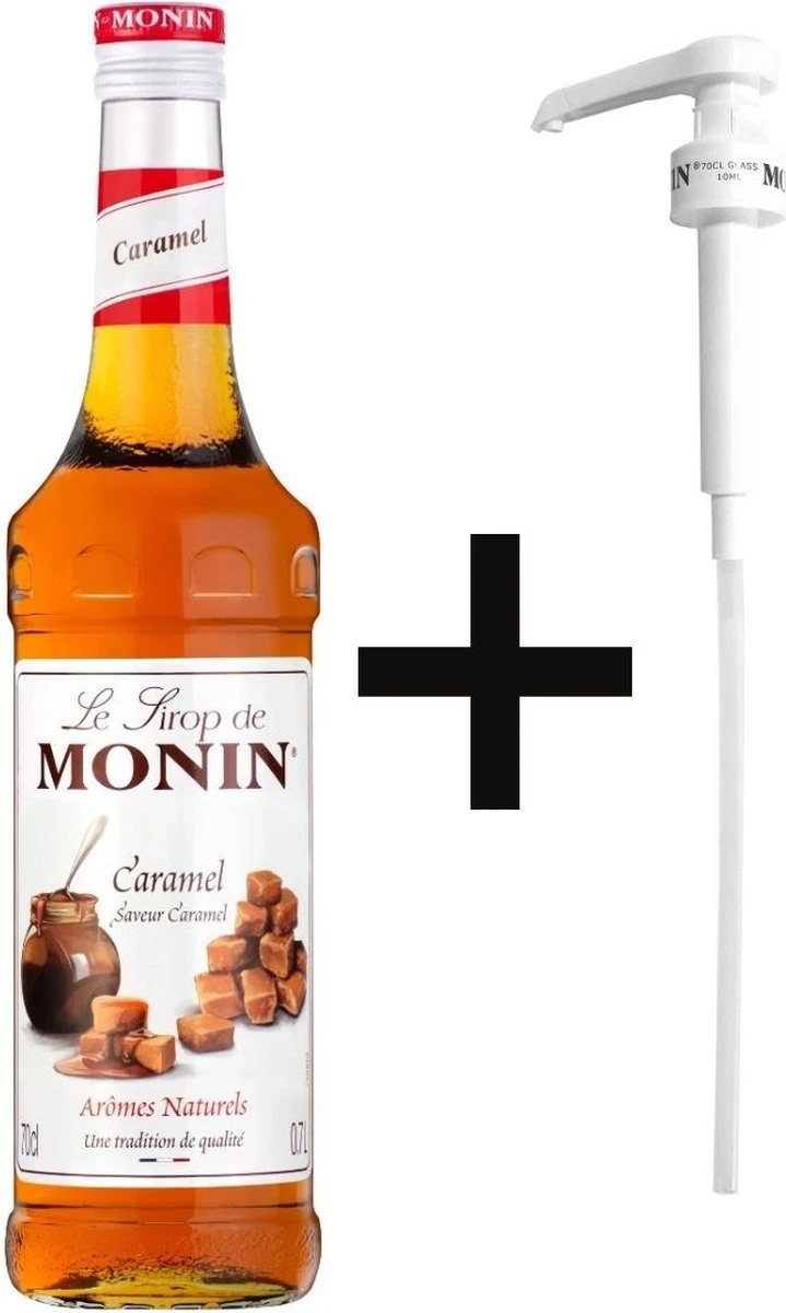 Monin Caramel Karamel 70cl Koffiesiroop Met 1x Monin Pompje 1 Monin Caramel Karamel 70cl Koffiesiroop Met 1x Monin Pompje