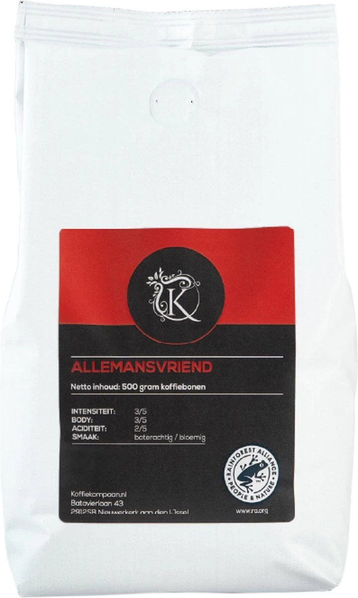 Koffiekompaan Proefpakket Blends Koffiebonen - 4X500 Gram 3 Koffiekompaan Proefpakket Blends Koffiebonen - 4X500 Gram - Afbeelding 3