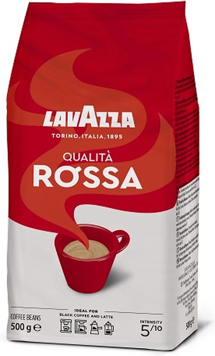 Lavazza Qualita Rossa Koffiebonen - 500 Gram X4 5 Lavazza Qualita Rossa Koffiebonen - 500 Gram X4 - Afbeelding 5
