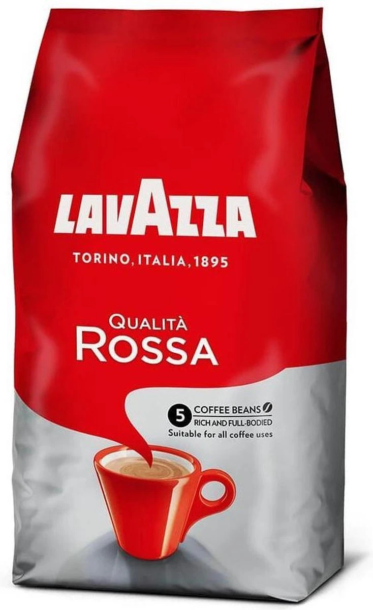 Lavazza Qualita Rossa Koffiebonen - 6x1KG 3 Lavazza Qualita Rossa Koffiebonen - 6x1KG - Afbeelding 3