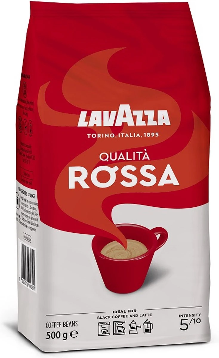 Lavazza Qualita Rossa Koffiebonen - 500 Gram X4 3 Lavazza Qualita Rossa Koffiebonen - 500 Gram X4 - Afbeelding 3