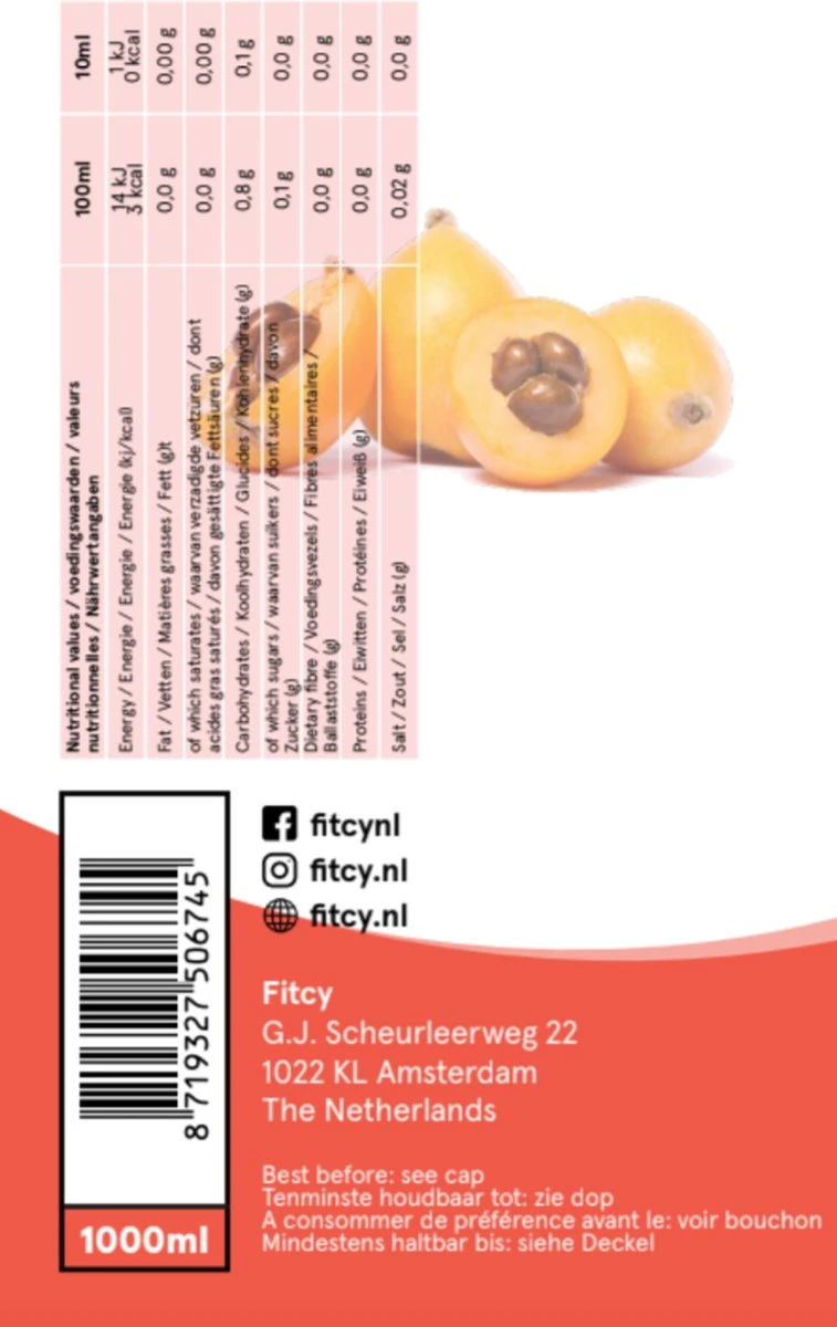 Fitcy | Koffiesiroop | Amaretto | Barista Syrup | Zero | Vegan | Vetvrij | Suikervrij | Keto-vriendelijk | Koffie | Siroop | MET DOSEERPOMP | 1L 4 Fitcy | Koffiesiroop | Amaretto | Barista Syrup | Zero | Vegan | Vetvrij | Suikervrij | Keto-vriendelijk | Koffie | Siroop | MET DOSEERPOMP | 1L - Afbeelding 4