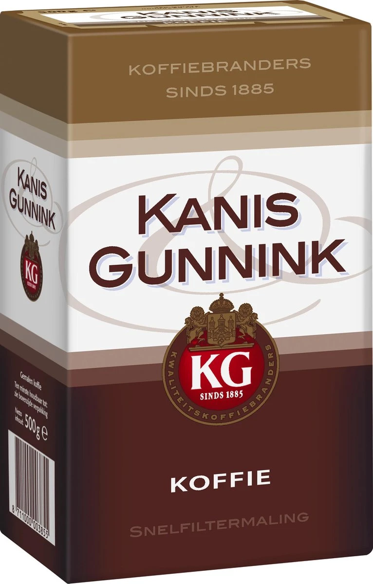 Kanis & Gunnink Filterkoffie - 6 X 500 Gram 3 Kanis & Gunnink Filterkoffie - 6 X 500 Gram - Afbeelding 3