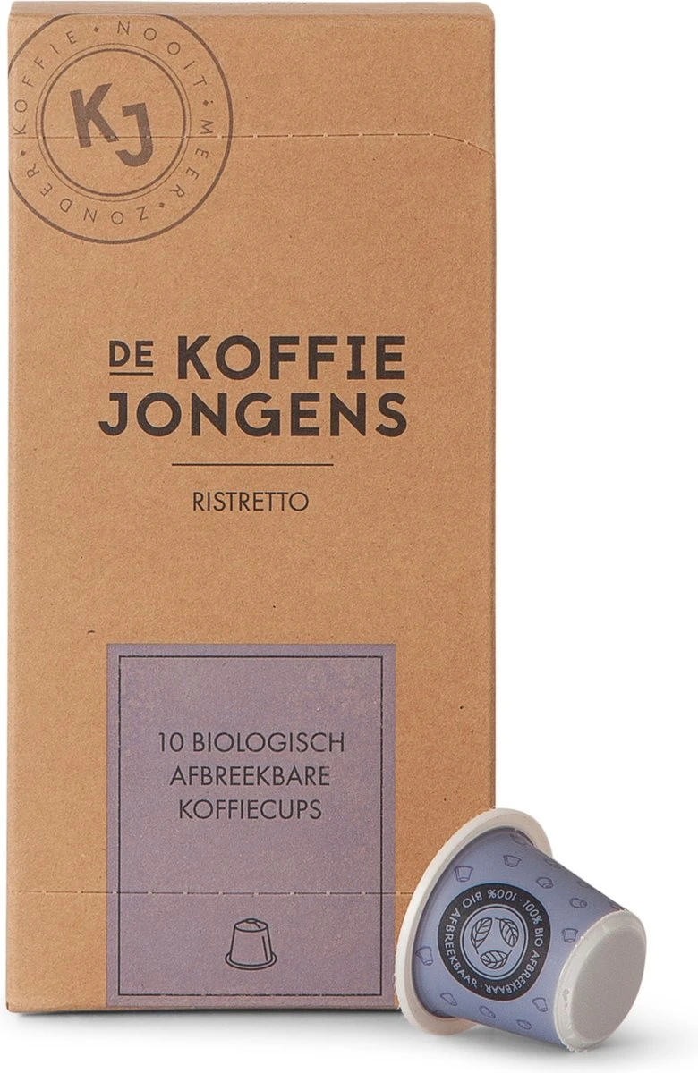 Biologisch Afbreekbare Koffiecups - Ristretto 60x - De Koffiejongens 1 Biologisch Afbreekbare Koffiecups - Ristretto 60x - De Koffiejongens