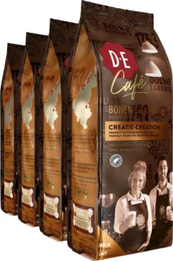 Uitgelichte producten 23 Douwe Egberts D.E Café Creatie Koffiebonen - 7/9 Intensiteit - 4 X 500 Gram