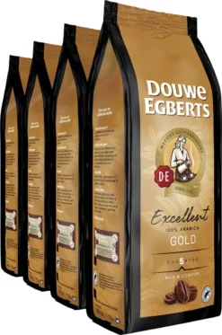 Douwe Egberts Excellent Gold Koffiebonen - 4 X 500 Gram