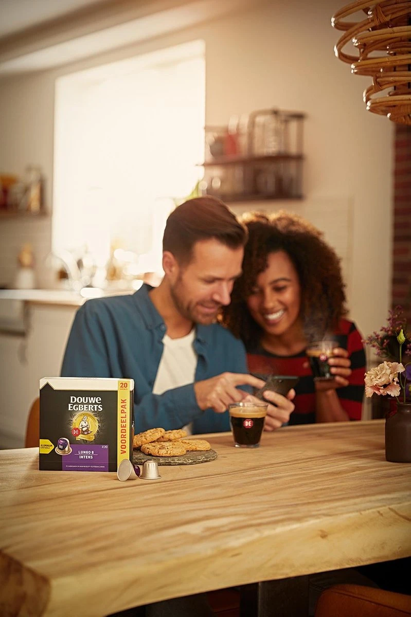 Douwe Egberts Lungo Intens (8) - 5 X 40 Koffiecups 7 Douwe Egberts Lungo Intens (8) - 5 X 40 Koffiecups - Afbeelding 7