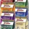 Domino Proefpakket Amandel, Caramel, Cappuccino, Chocolat, Irish Cream, Noisettes En Vanille - Koffiepads - 7 X 18 Pads