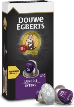 Douwe Egberts Lungo Intens Koffiecups - Intensiteit 8/12 - 10 X 10 Capsules 19 Douwe Egberts Lungo Intens Koffiecups - Intensiteit 8/12 - 10 X 10 Capsules -Koffie Korting Winkel 837x1200