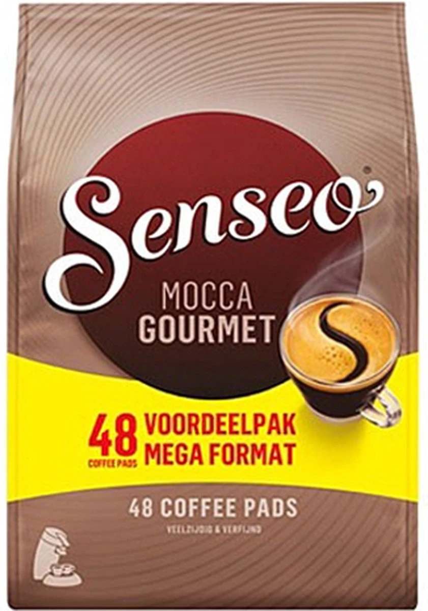 Senseo Mocca Gourmet Koffiepads - 10 X 48 Stuks 2 Senseo Mocca Gourmet Koffiepads - 10 X 48 Stuks - Afbeelding 2